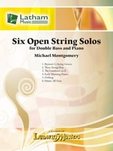 Six Open String Solos String Bass and Piano cover